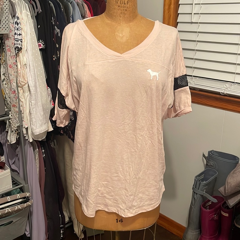 Pink short sleeve tshirt